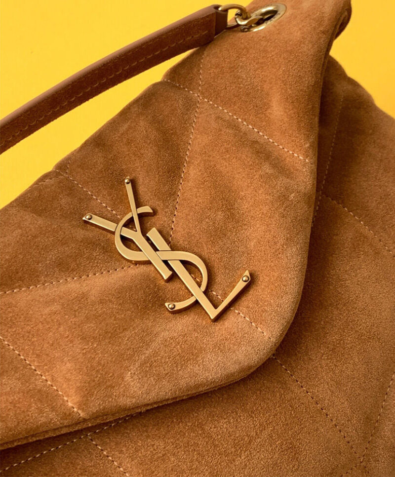 Saint Laurent Puffer Small Bag 577476 Coffee